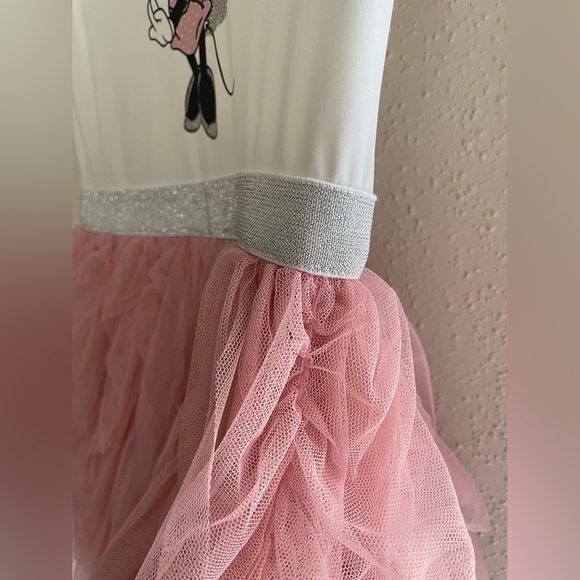 Disney Junior Minnie Mouse 3T Cream and Pink Tulle Dress - Picture 7 of 16